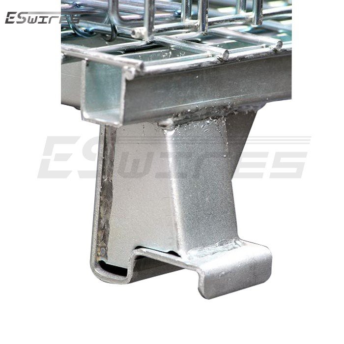 metal mesh container feet