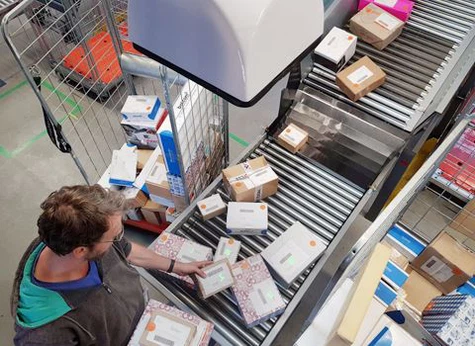 Carro de gàbia de paquets