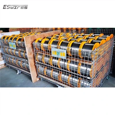 Cistelles de filferro apilables industrials